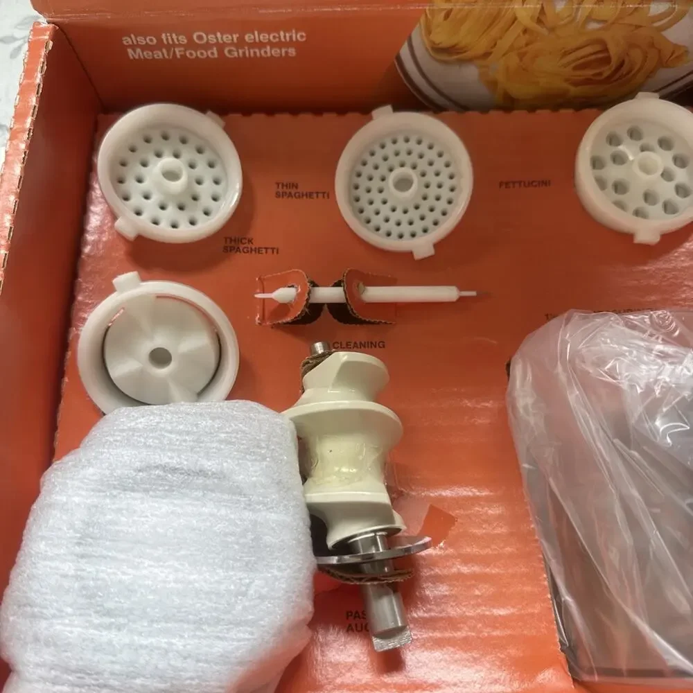 Vintage Oster Kitchen Center Pasta Accessory 939-65 COMPLETE Open Box New